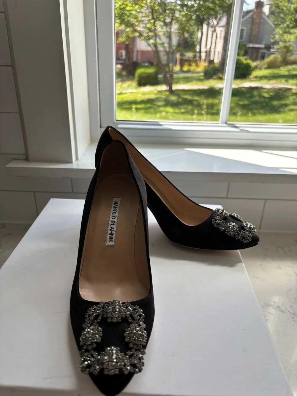 Iconic Black Manolo Blahnik Hangisi Pumps